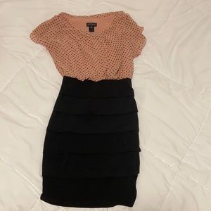 Pink and Black dress